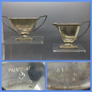 Vtg Creamer & Sugar Bowl